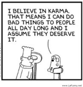 Karma cartoon